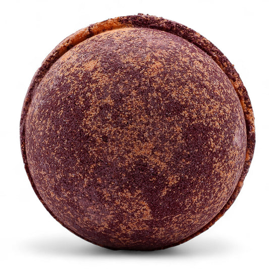 Chocolate & Orange Bath Bomb 180g | Handmade Citrus & Cocoa Bath Fizzer