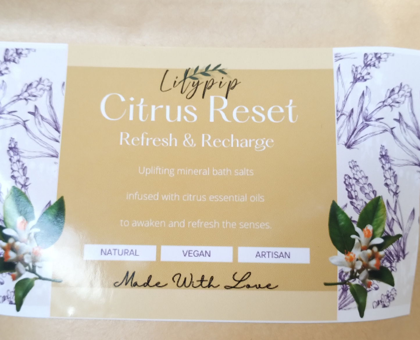 Natural Bath Salts 400g