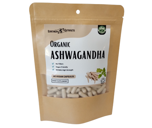 Organic Ashwagandha Capsules x90 Vegan