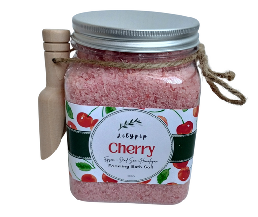 Cherry Foaming Bath Salt