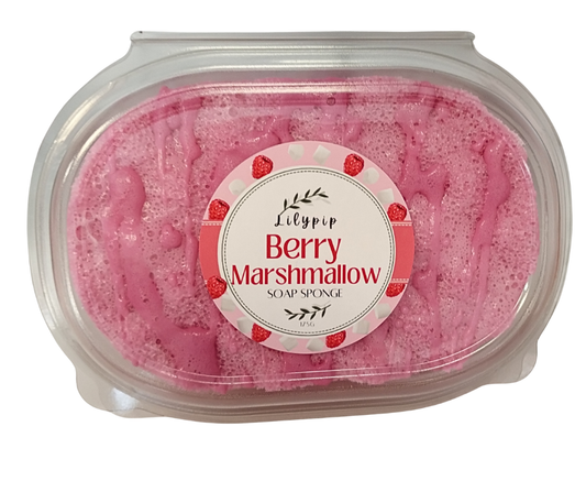 Berry Marshmallow Soap Sponge