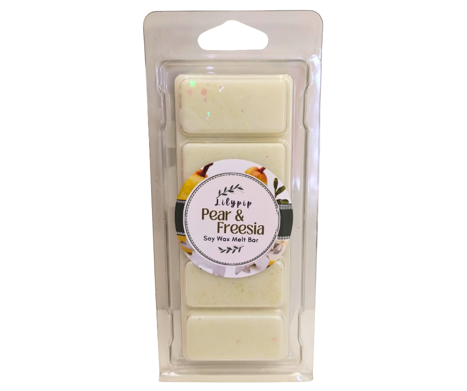 Pear & Freesia Soy Wax Snap Bar