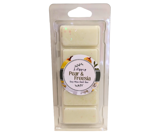 Pear & Freesia Soy Wax Snap Bar