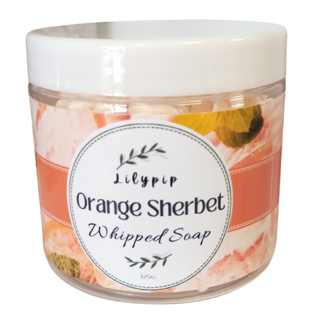 Orange Sherbet Whipped Soap