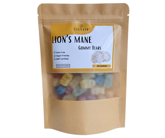 Lions Mane Mushroom Gummies x50 Vegan