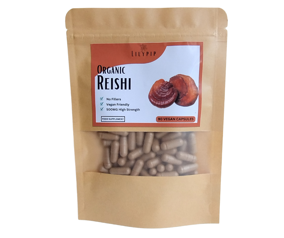 Organic Reishi Mushroom Capsules x90 Vegan